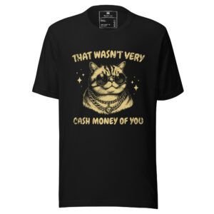 Camiseta de manga corta unisex Cash Money